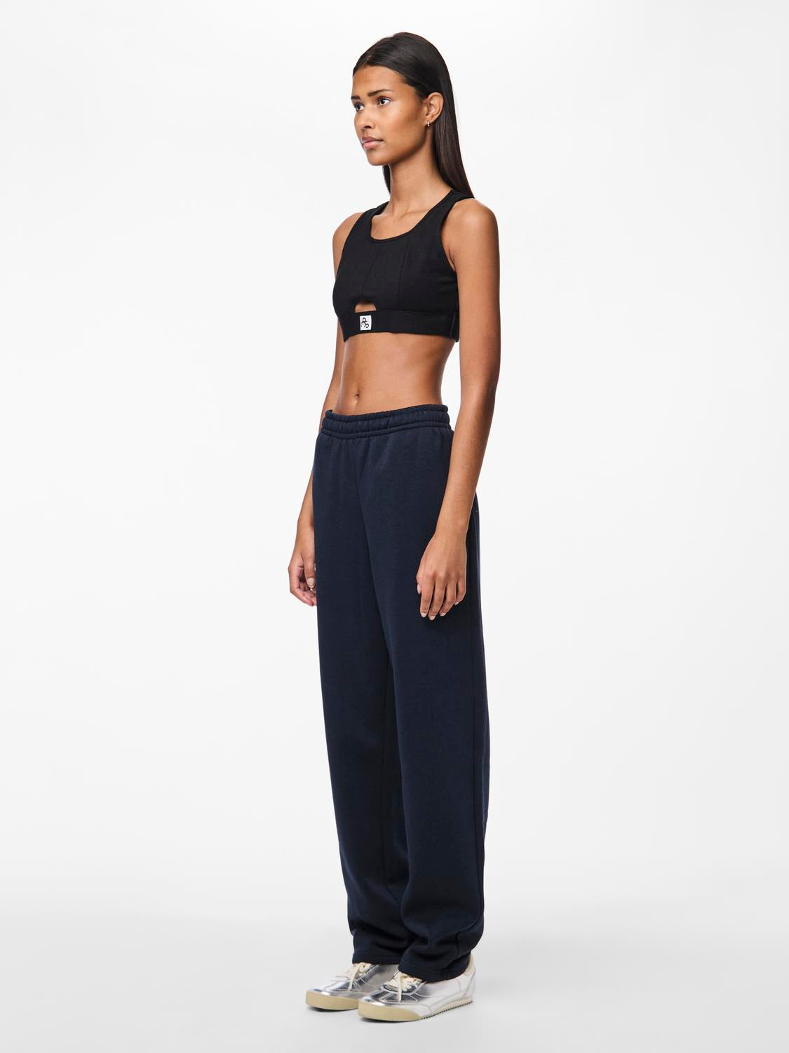 PCCHILLI Straight Trousers - Sky Captain